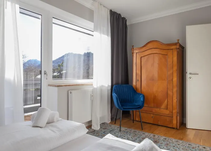I Eschenlohe, Spacious Group Apartment, Mountain View Apartamento
